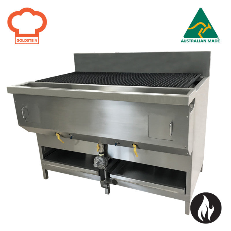 Goldstein RBAHD - 8 Inline Cast Iron Burners 1235mm Char Broiler