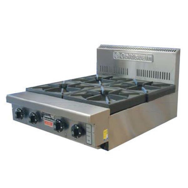 Goldstein PFB24 Gas Bench Top 4 Burners / Mj: 96 / 68Kg / W610-D800-H548 mm