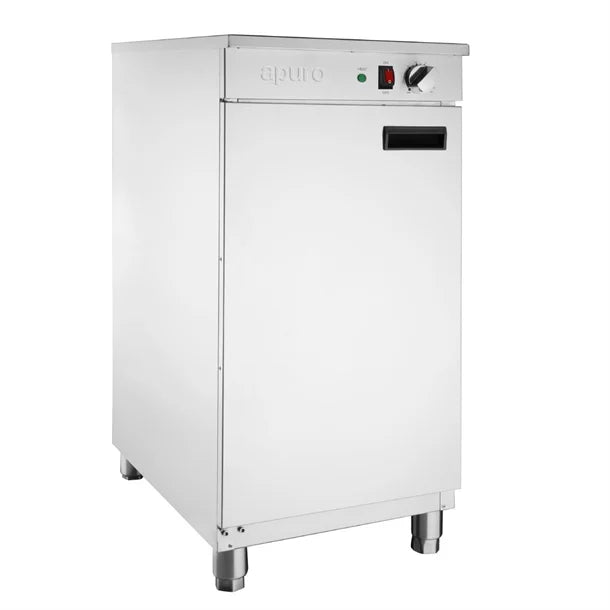 Apuro Single Door Plate Warmer - 500W | Width: 400mm | 60 Plate Capacity