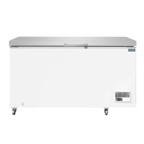 Polar G-Series Chest Freezer with Stainless Steel Lid 378Ltr - Capacity: 378Ltr | 170W