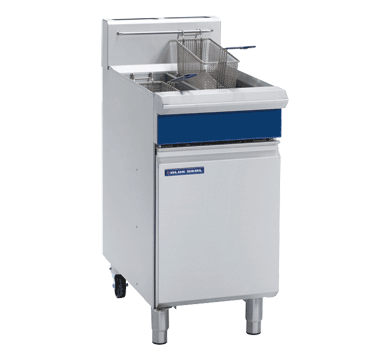 Blue Seal Evolution Series GT46 Vee Ray Twin Pan Gas Fryers 450mm
