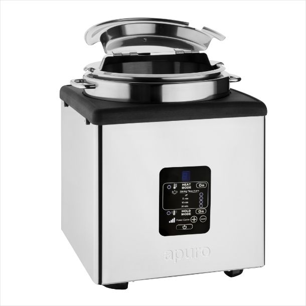 Apuro Heat and Hold Soup Kettle 9Ltr - 1.4kW. Capacity: 9Ltr