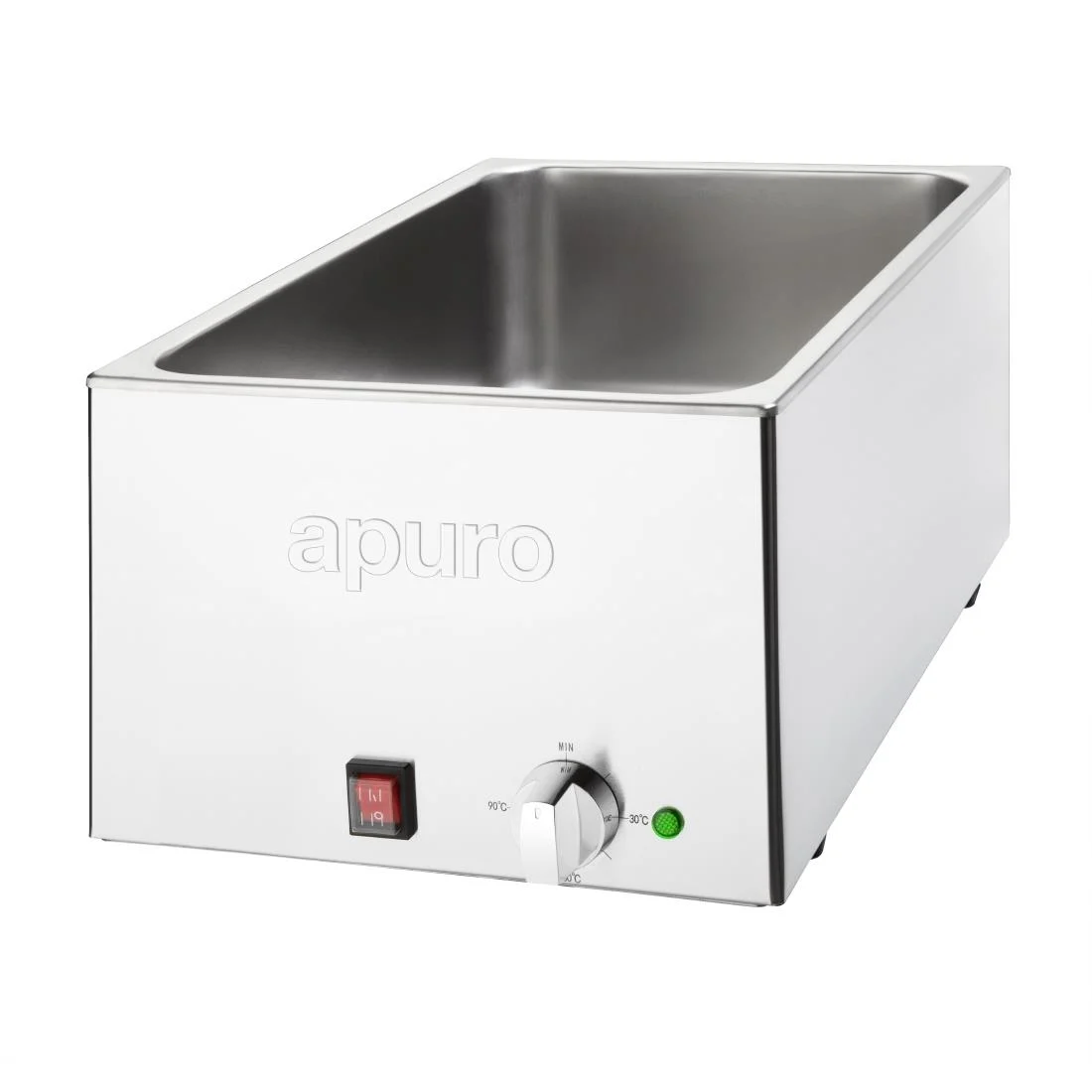 Apuro FT693-A Bain-Marie Base Unit / 1.2kW Wet Heat. Capacity: 1x GN 1/1 or 1/2 or 1/3 GN pans