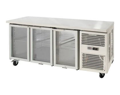 Airex AXR.UCGN.3G Triple Glass Door Undercounter Refrigerated to suit 1/1GN