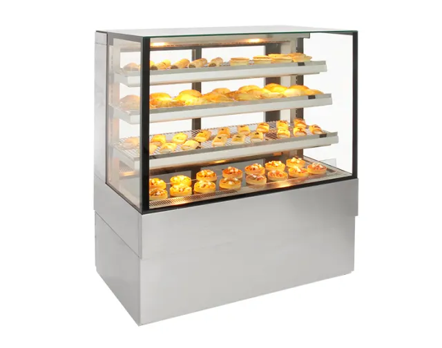 Airex AXH.FDFSSQ.12 1200 Series Freestanding Heated Square Food Display