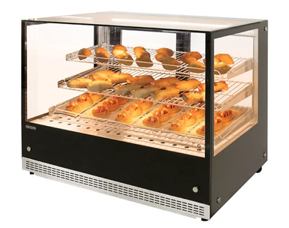 Airex  AXH.FDCTSQ.09  900 Series Countertop Heated Square Food Display