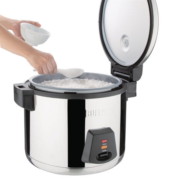 Apuro Premium Commercial Rice Cooker 6Ltr - Energy saving. Rice Capacity: 13Ltr Cooked / 6Ltr Dry