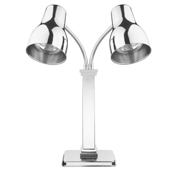 Apuro Double Heat Lamp Carving Station Stainless Steel 2x250W - 2x250W. Height: 660mm