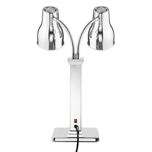Apuro Double Heat Lamp Carving Station Stainless Steel 2x250W - 2x250W. Height: 660mm