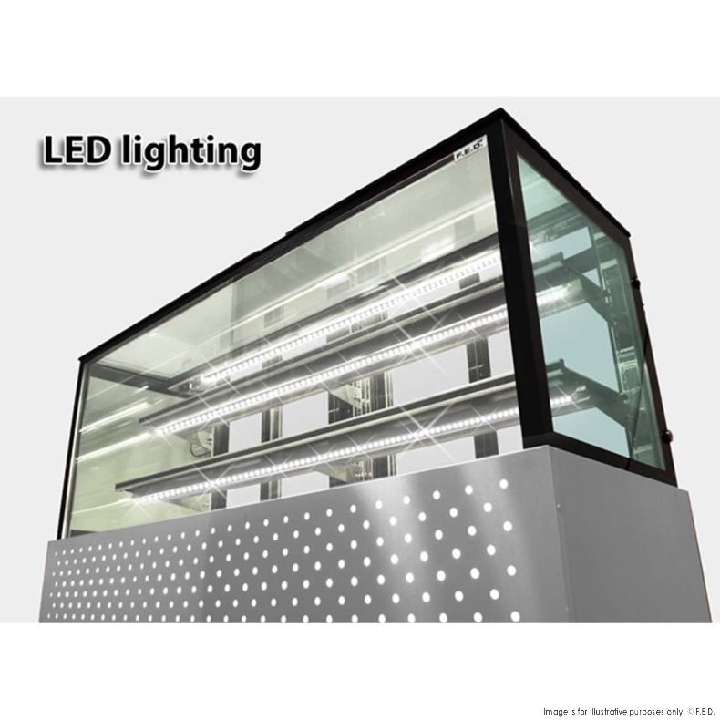 Bonvue SG090FE-2XB Bonvue Heated Food Display 900x700x1250