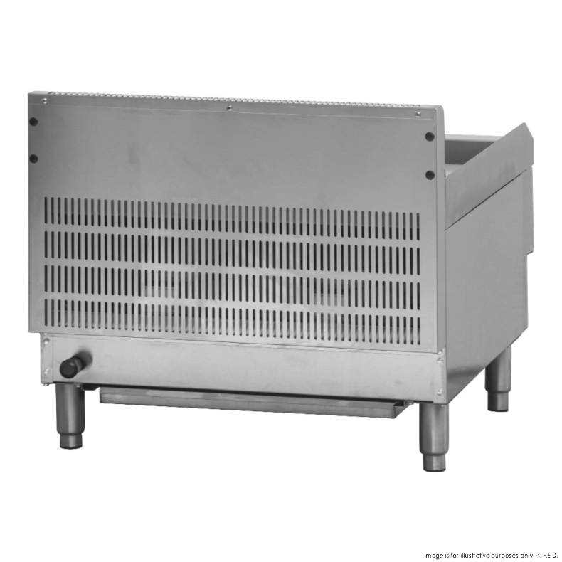 GASMAX Benchtop 2 Bunner Griddle 600mm - JUS-TRG60ELPG