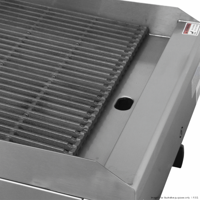 GASMAX Benchtop 2 Burner Chargrill - JUS-TRH60E - Catering Sale