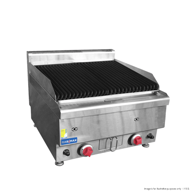 GASMAX Benchtop 2 LPG Burner Chargrill - JUS-TRH60ELPG