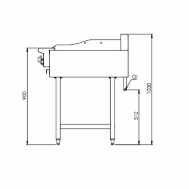 B+S K+ Grill Plate 900mm KGRP-9