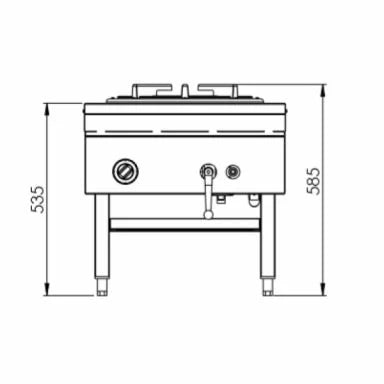 B+S K+ Standalone Stock Pot CSPK-1