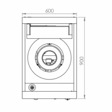B+S K+ Single Hole Waterless Wok UFWWK-1