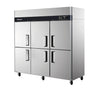 TURBOAIR KR65-6 Top Mount Six Half Glass Door Refrigerator - Catering Sale