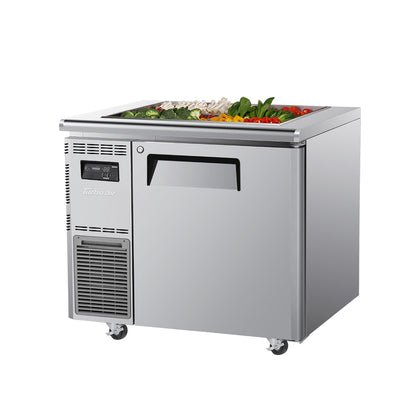 Turbo Air KSR9-1-N(HC) 900mm One Door Salad Prep Fridge 213L