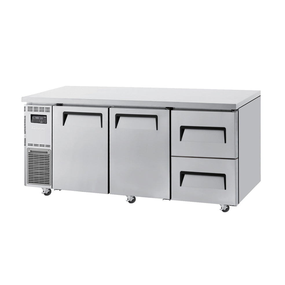 Turbo Air KUR18-2D-2-N(HC) 1800mm Under Bench Fridge 2 Doors 2 Drawers 538L