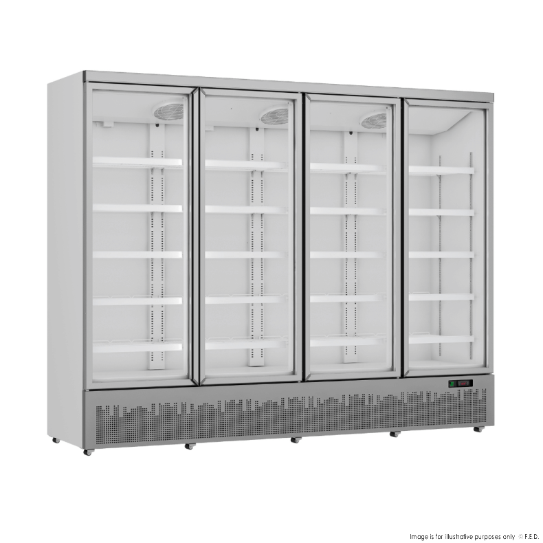 Thermaster Four Door Supermarket Fridge LG-2200GBM - Catering Sale