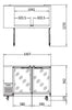 ATOSA MBB59G Two Door Glass  Back Bar 390L 1467mm