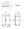 ATOSA MBF8002 Top Mounted Double Door Freezer 1300L