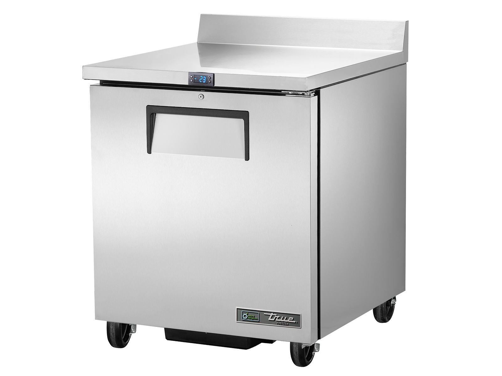 True - Worktop Counter Freezer, 1 Solid Swing Door