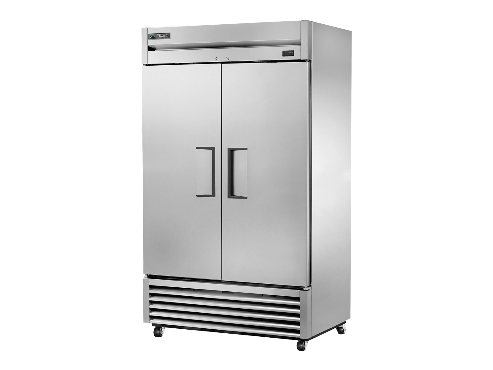 True - Upright Foodservice Refrigerator, 2 Full Solid Swing Doors