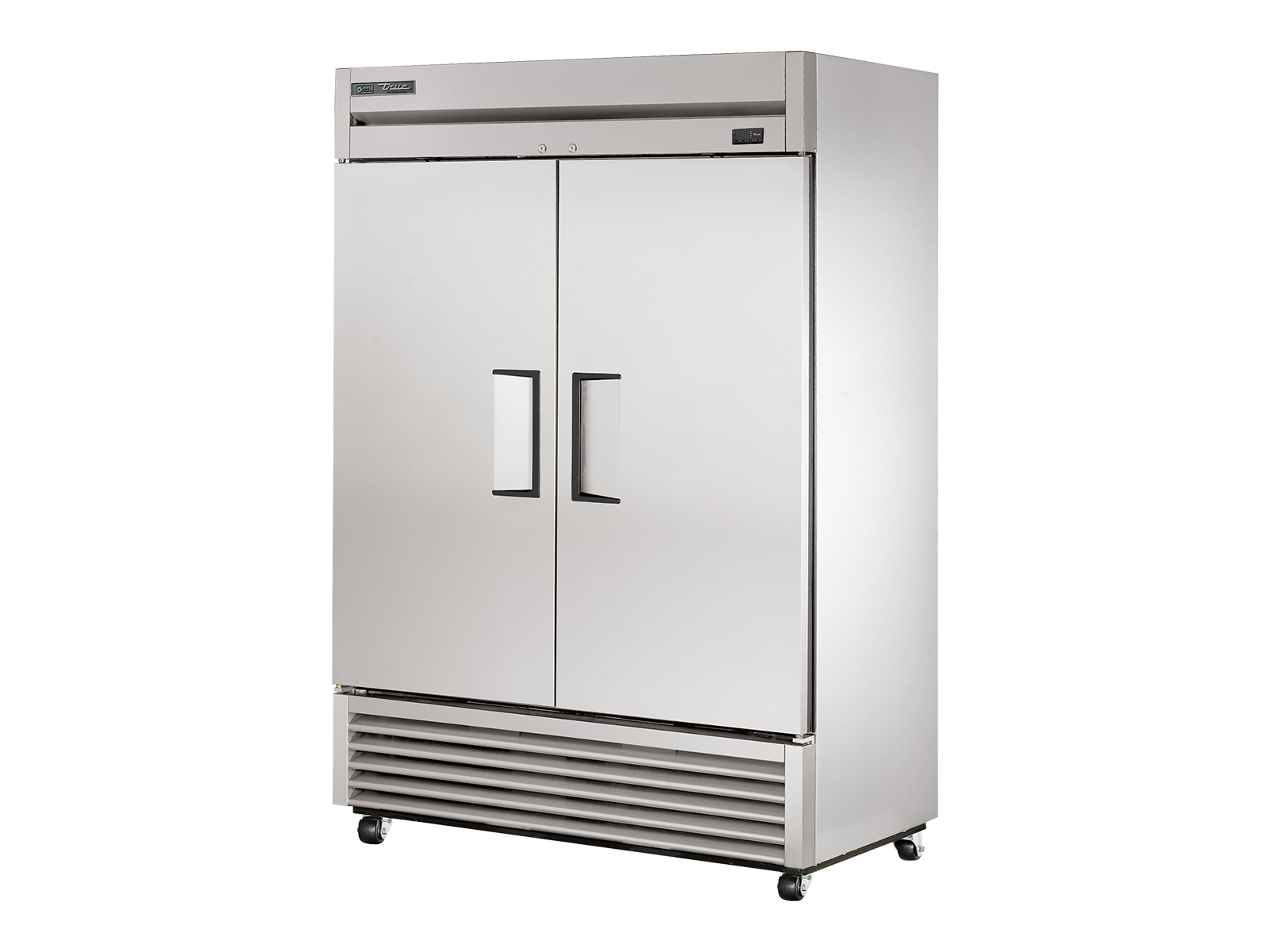 True - Upright Foodservice Refrigerator, 2 Full Solid Swing Doors