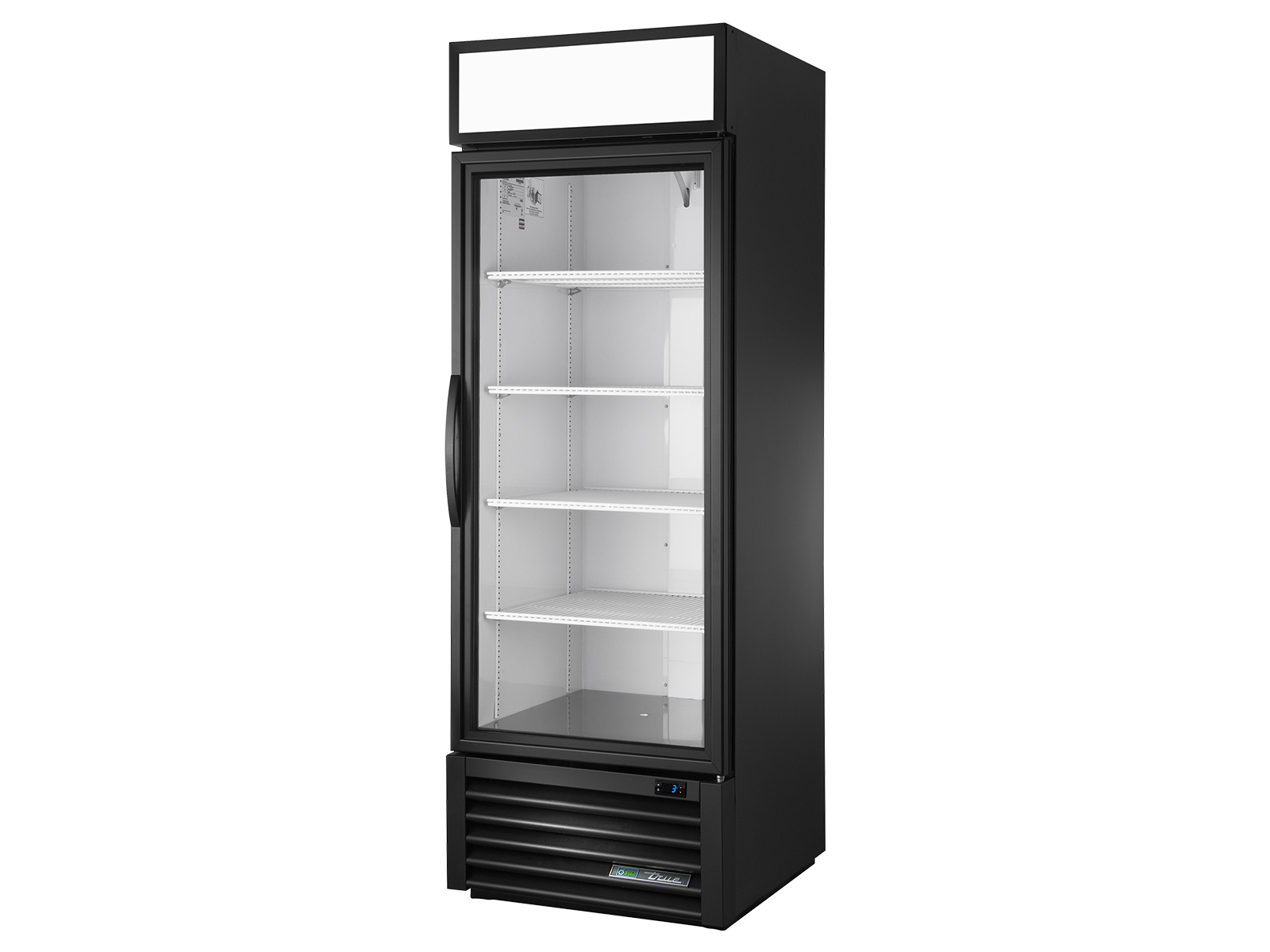 True - Upright Retail Merchandiser Refrigerator, 1 Full Glass Swing Door