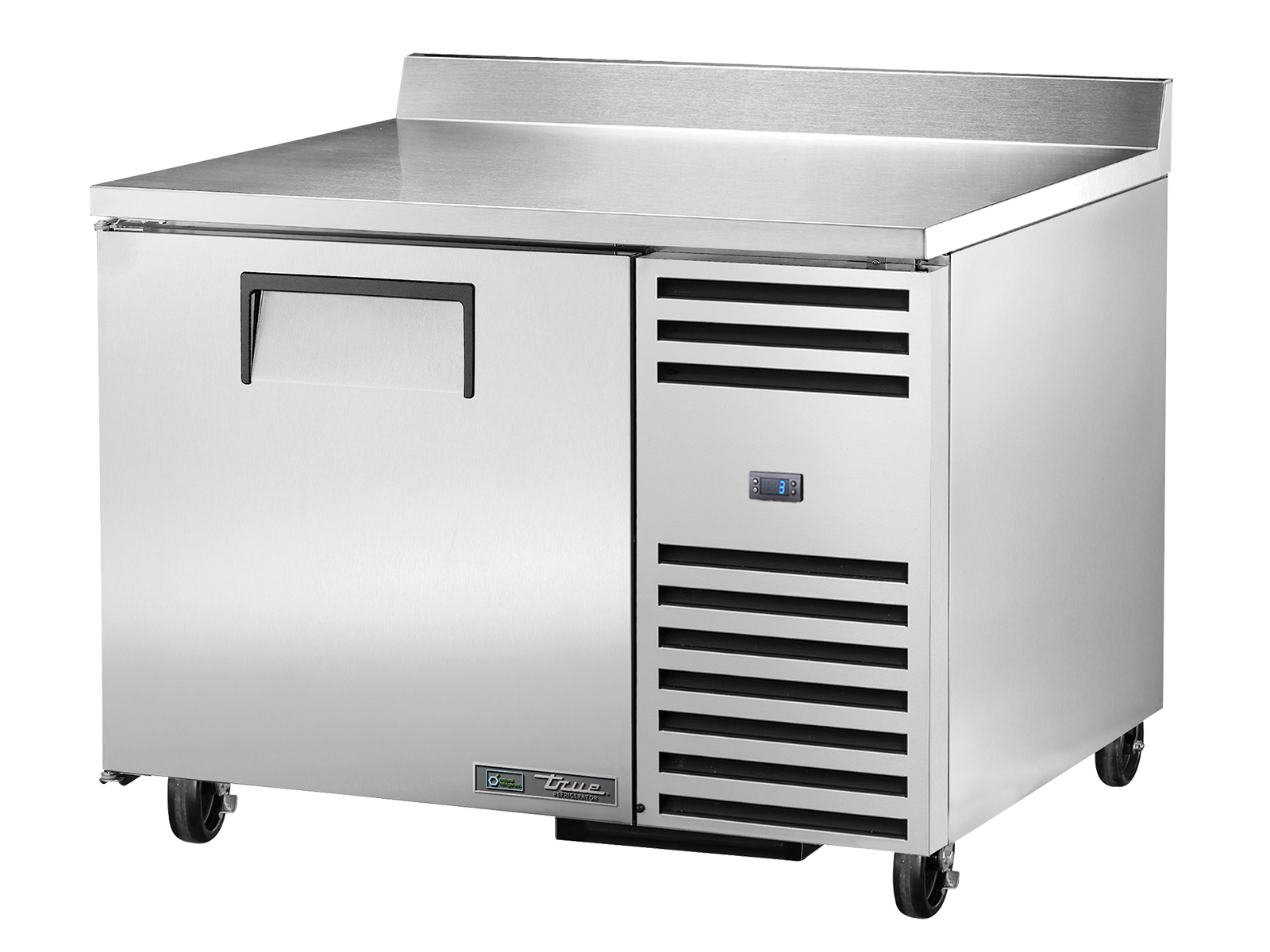 True - Deep Worktop Counter Refrigerator, 1 Solid Swing Door
