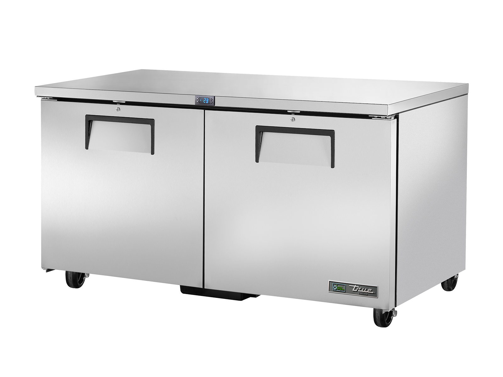 True - Undercounter Foodservice Freezer, 2 Solid Swing Doors