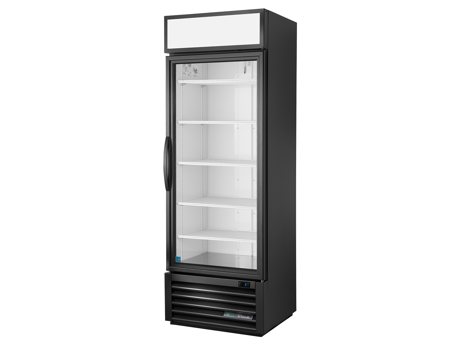 True - Upright Retail Merchandiser Refrigerator, 1 Full Glass Swing Door
