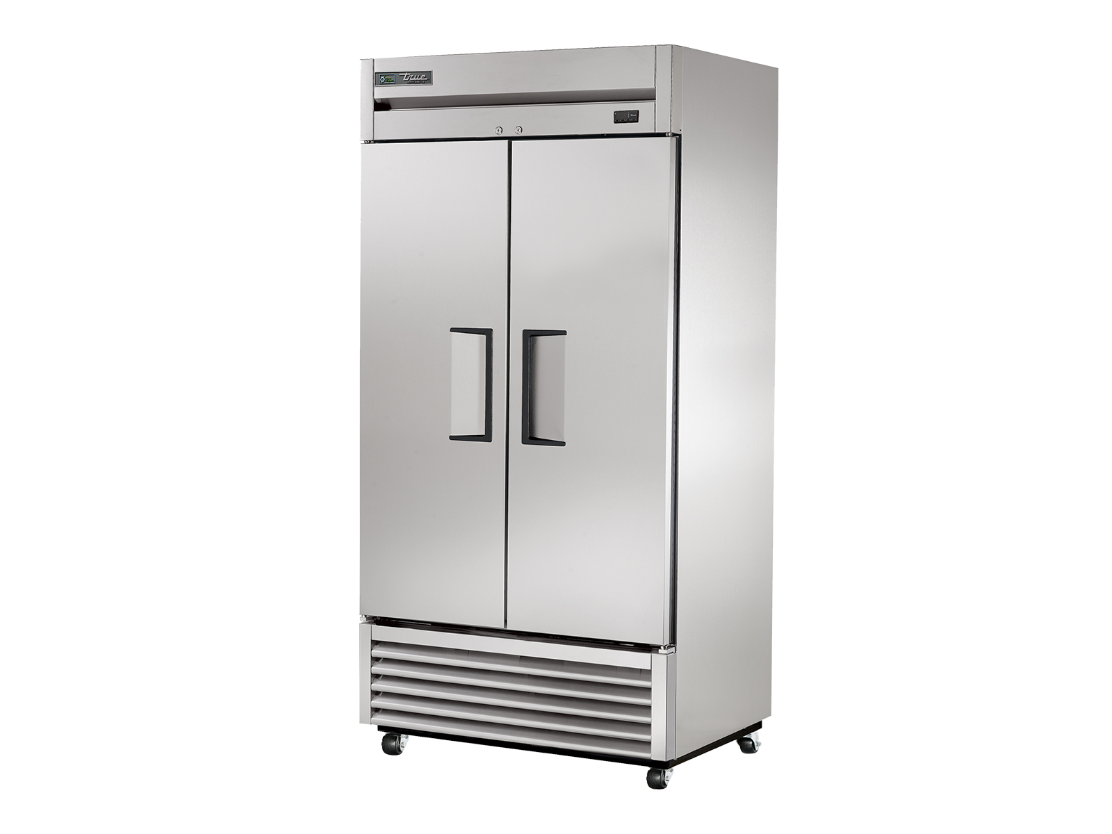 True - Upright Foodservice Refrigerator, 2 Full Solid Swing Doors