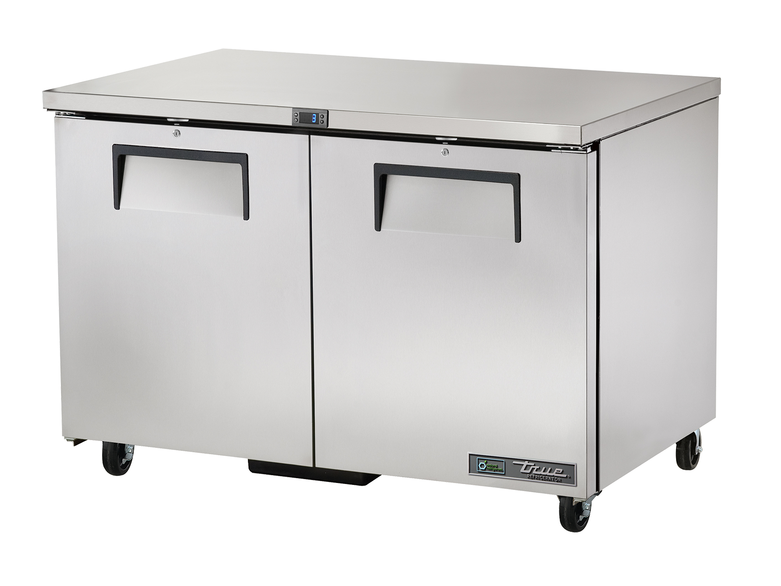 True - Undercounter Foodservice Refrigerator, 2 Solid Swing Doors