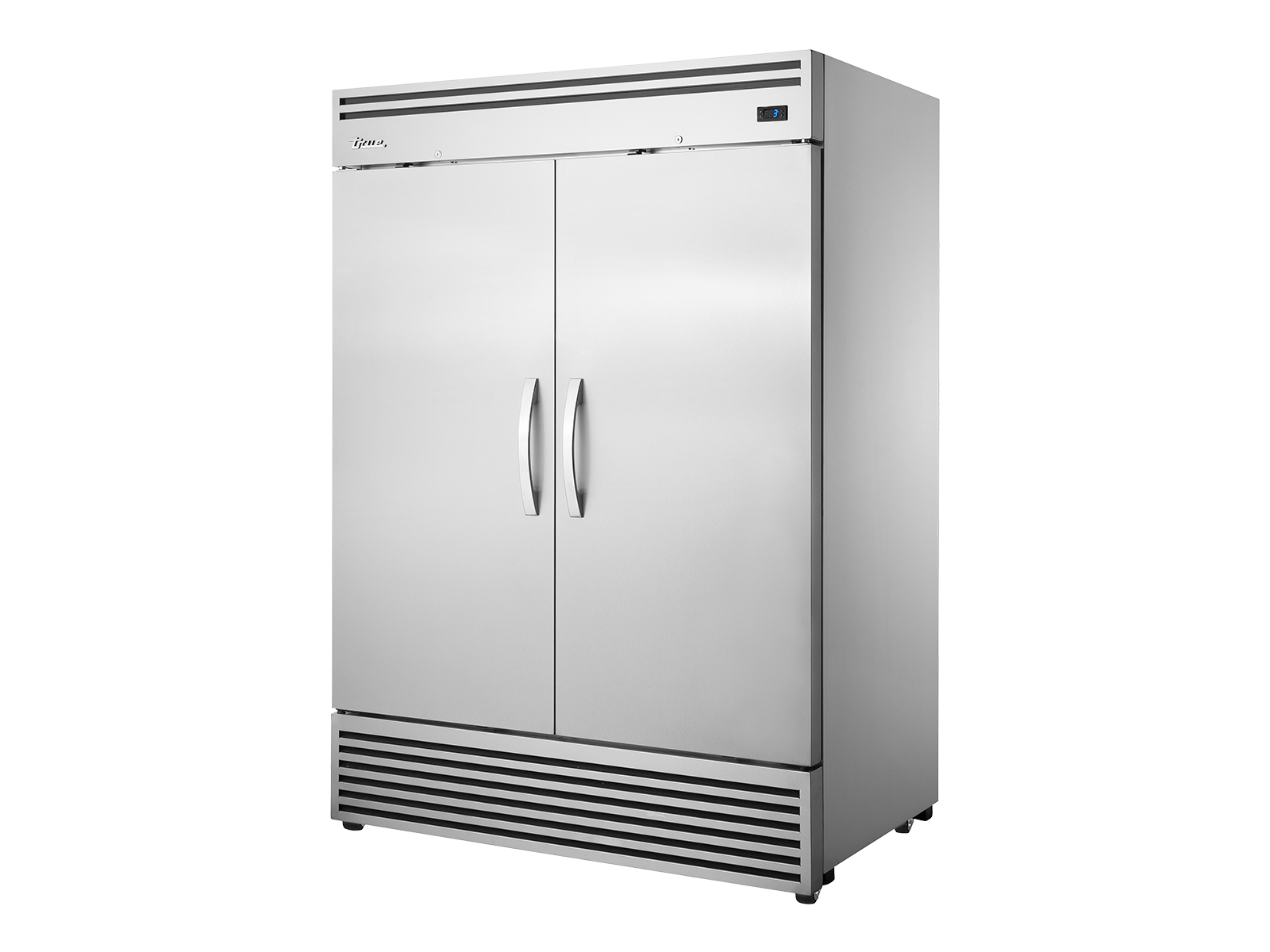 True - 2/1 GN Upright Foodservice Refrigerator, 2 Full Solid Swing Doors