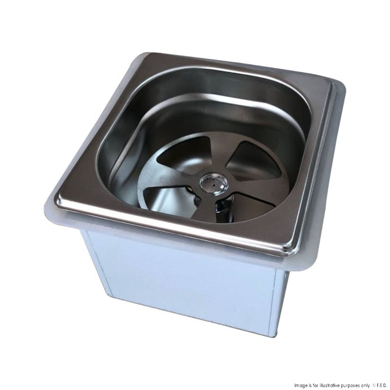 FED SP-MJR1 Milk Jug Rinsers Counter Top Model