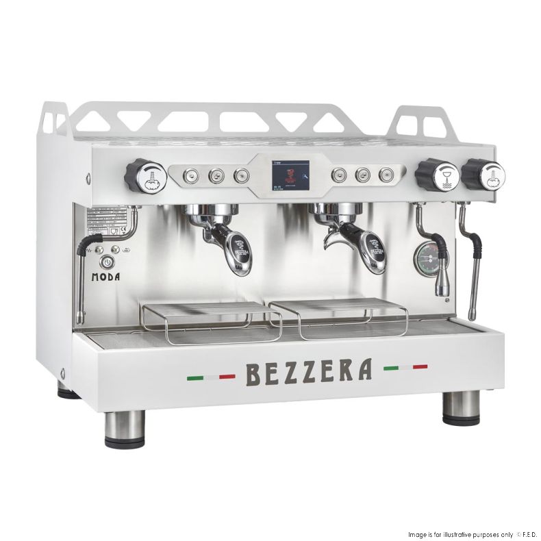 Bezzera 2 Group Moda DE PID Espresso Machine - BZMODAPID2W