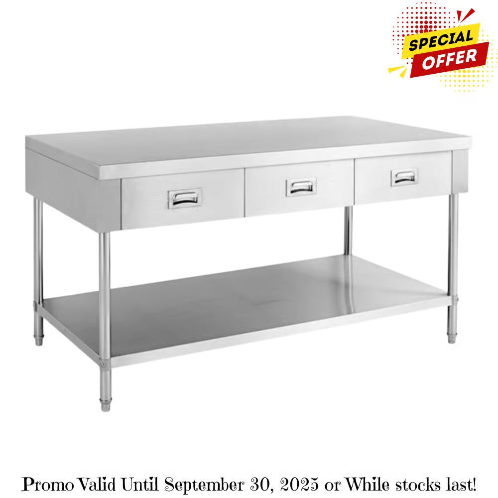 Modular systems SWBD-7-1500 Work bench with 3 Drawers and Undershelf