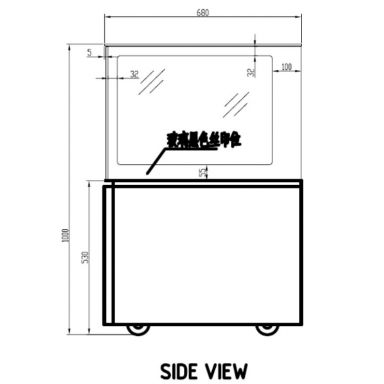 Anvil NDSJ2740 Low Line Jewellery Display 2 Tier 1200mm