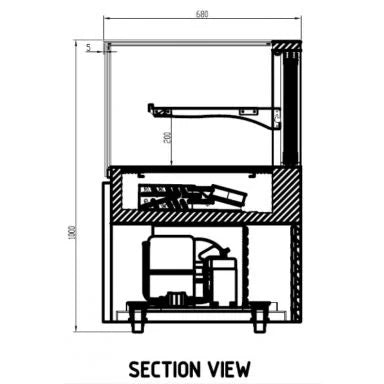 Anvil NDSJ2740 Low Line Jewellery Display 2 Tier 1200mm