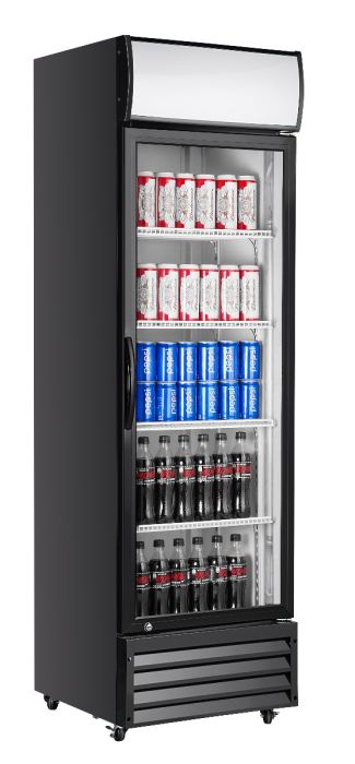 Atosa - SINGLE GLASS DOOR MOUNTED FRIDGE P380WA