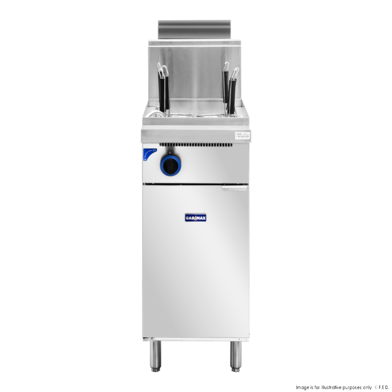 Gasmax V Pan Natural Gas 6 Baskets Pasta and Noodle Cooker PC150-6 - Catering Sale