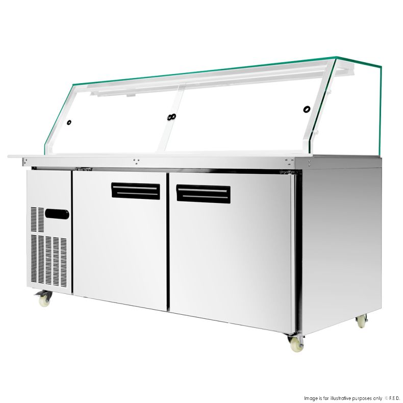 Thermaster Cold Salad & Noodle Bar 5x1/1 GN Pans - PG180FA-XG - Catering Sale