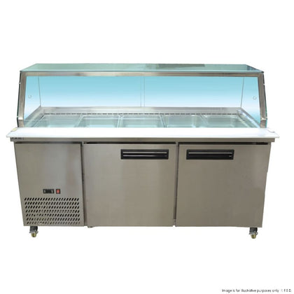 Thermaster PG180FA-YG Cold Salad & Noodle Bar 5x1/1 GN Pans 1800mmW