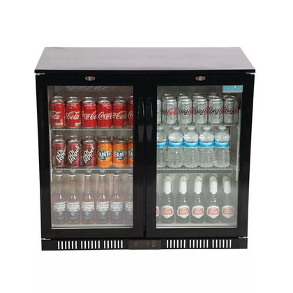 Polar GL012-A Under Counter Back Bar Cooler with Hinged Doors 198L