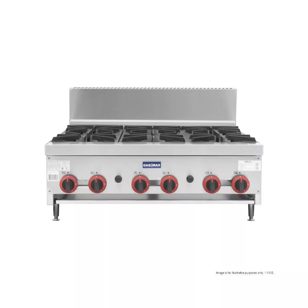 Gasmax RB-6E Gas 6 Burner Cook Top
