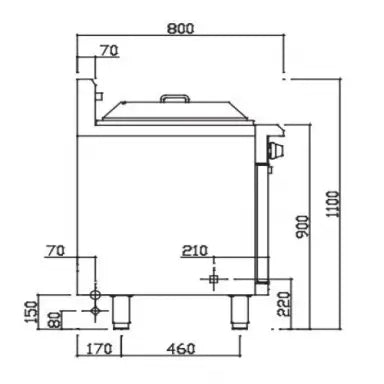 Luus RC-45 Asian Range Compact Rice Roll Steamer