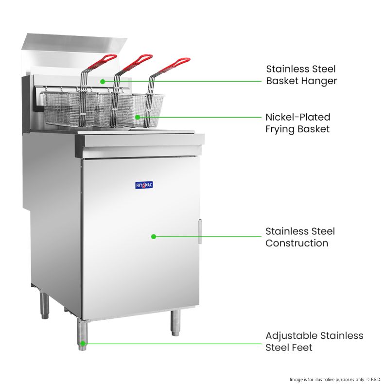 GasMax Superfast LPG Gas Tube Fryer - RC500ELPG - Catering Sale