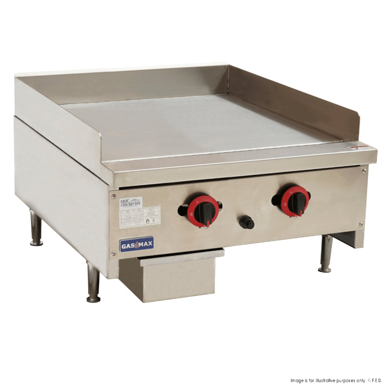 Gasmax Two burner griddle RGT-24E - Catering Sale